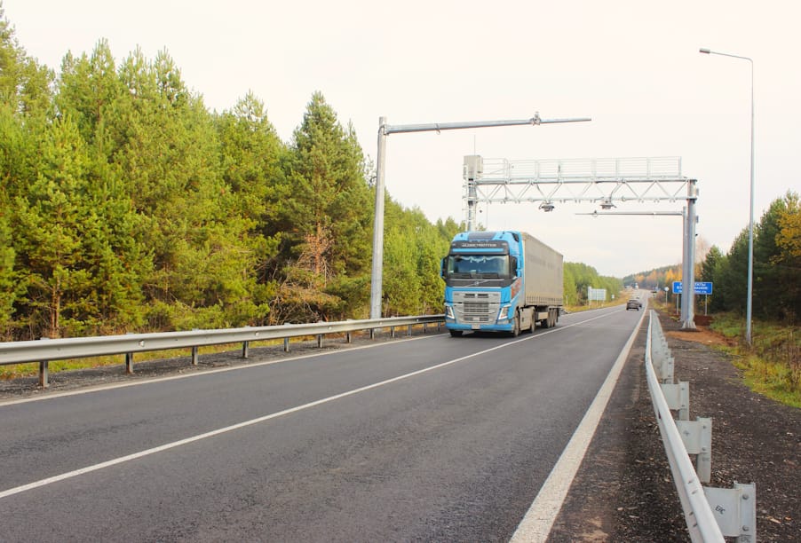 В Удмуртии на трассе Ижевск – Ува установлен новый автоматический пункт весогабаритного контроля